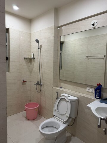 Bathroom in 2 BHK Apartment at Hiranandani Fortune City, New Panvel – for Rent