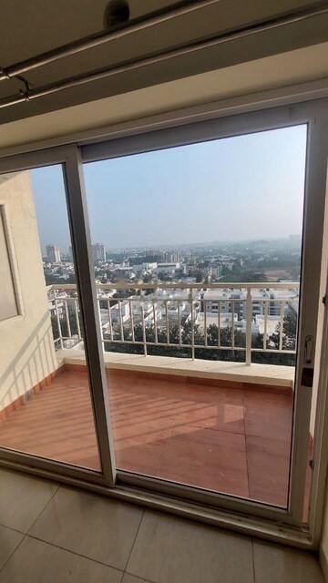 Balcony in 3 BHK Apartment at Godrej Woodsman Estate, Hebbal – for Rent