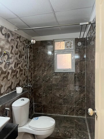 Bathroom in 3 BHK Apartment at Nimbus The Hyde park, Sector 78 – for Rent
