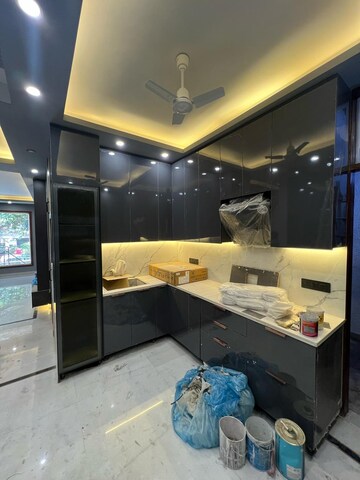Kitchen in 3 BHK Builder Floor at Freedom Fighters Enclave – for Rent