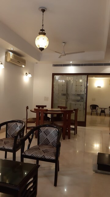 Living Room in 3 BHK Apartment at Greater Kailash I – for Rent