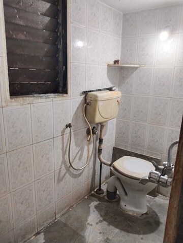 Bathroom in 1 BHK Apartment at Kaveri CHS Khanda Colony, Khanda Colony – for Rent