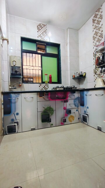 Kitchen in 1 BHK Apartment at Om Vishal Raj Apartment, Kalyan West – for Sale
