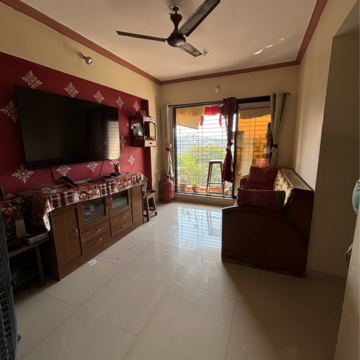 Living Room in 2 BHK Apartment at Sahayog Nilayam, Titwala – for Sale