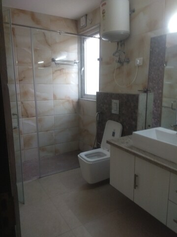 Bathroom in 4 BHK Builder Floor at New Friends Colony – for Rent