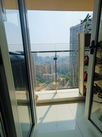 Balcony in 3 BHK Apartment at Runwal Elegante, Andheri West – for Rent