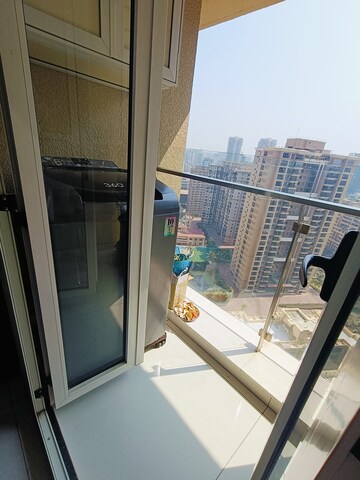 Balcony in 3 BHK Apartment at Runwal Elegante, Andheri West – for Rent