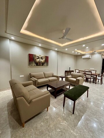 Living Room in 5 BHK Builder Floor at Green Wood City, Sector 45 – for Sale