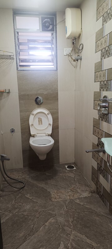 Bathroom in 2 BHK Apartment at Neelkanth Heights, Ghansoli – for Rent