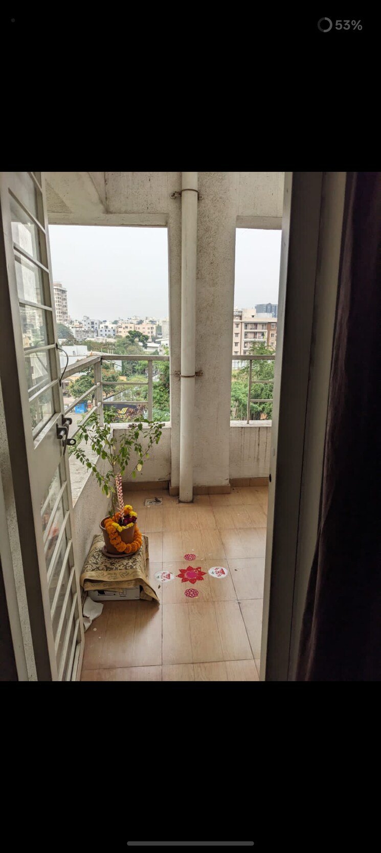 Balcony, karan-athena 2 Bedroom 1250 Sq.Ft. Apartment In Wadgaon Sheri Pune 8355243