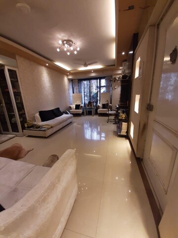 Living Room in 3 BHK Apartment at Ajmera Beverly Hills and Royal Empire, Andheri West – for Rent
