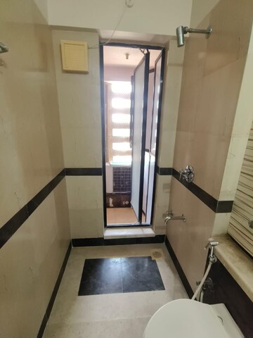 Bathroom in 3 BHK Apartment at DB Realty Shagun Towers, Goregaon East – for Rent
