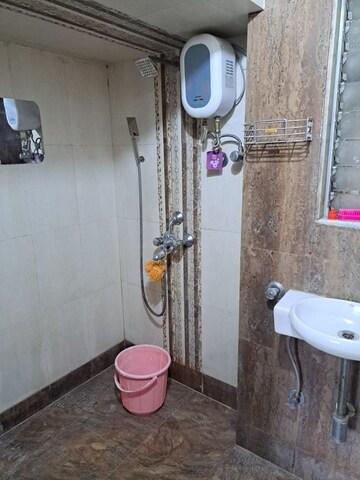 Bathroom in 1 BHK Apartment at Tulsidham Complex, Kapur Bawdi – for Rent