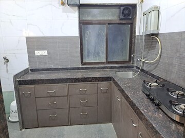 Kitchen in 1 BHK Apartment at Tulsidham Complex, Kapur Bawdi – for Rent