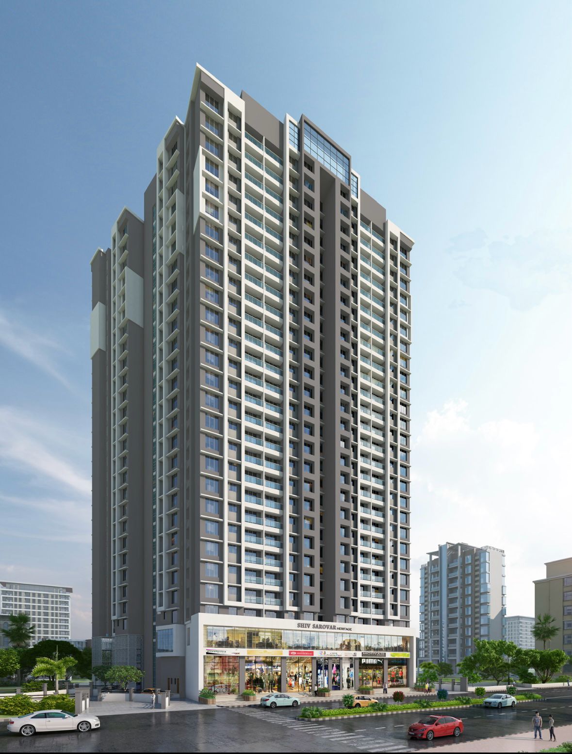 1 BHK 416 Sq.Ft. Apartment in Sai Shiv Sarovar Heritage