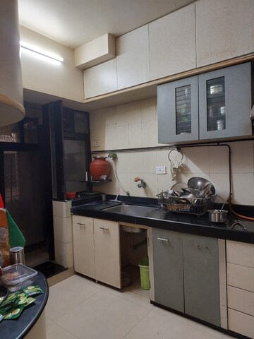 Kitchen in 2 BHK Apartment at Goyal Lakshchandi Heights, Goregaon East – for Rent