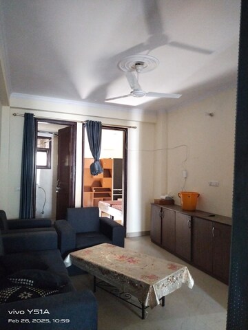 Living Room in 2 BHK Builder Floor at Chattarpur – for Rent