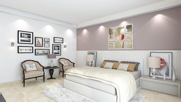 Bedroom in 3 BHK Apartment at Satyam Imperial Heights, Ghansoli – for Sale