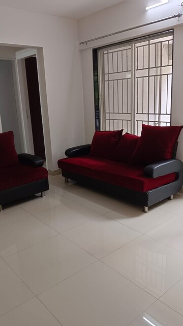 Living Room in 1 BHK Apartment at Bramhacorp Water Bay, Kalyani Nagar – for Rent