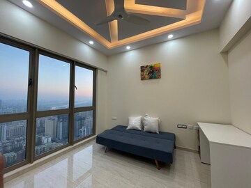 Living Room in 4 BHK Apartment at Sheth Auris Serenity Tower 2, Malad West – for Rent