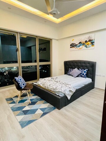 Bedroom in 4 BHK Apartment at Sheth Auris Serenity Tower 2, Malad West – for Rent