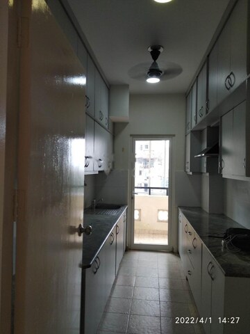 Kitchen in 3 BHK Apartment at DLF Westend Heights New Town, Akshayanagar – for Rent