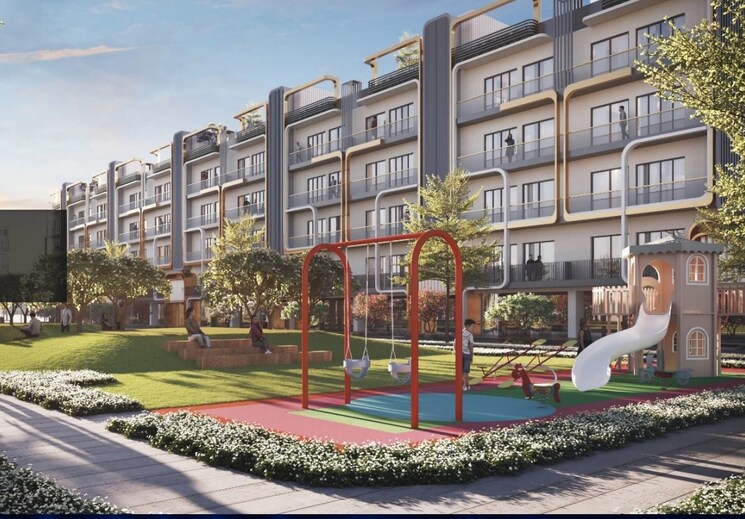 Exterior View, m3m-antalya-hills 3.5 Bedroom 1525 Sq.Ft. Builder Floor In Sector 79 Gurgaon 8355874
