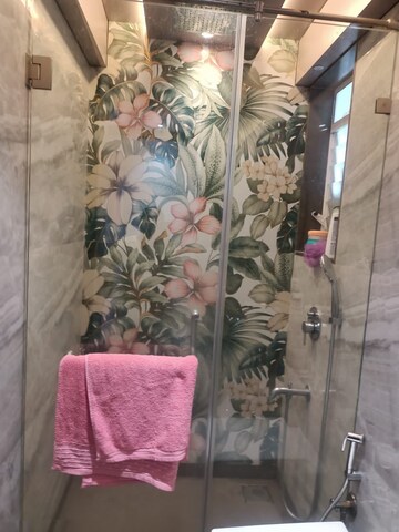 Bathroom in 2 BHK Apartment at Tarapore Towers, Andheri West – for Rent