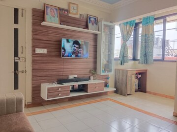 Living Room in 2 BHK Apartment at Ghatlodia – for Sale