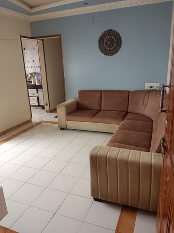Living Room in 2 BHK Apartment at Ghatlodia – for Sale
