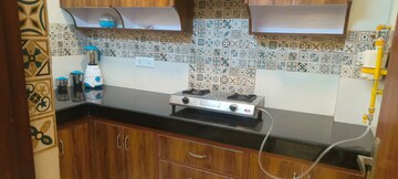 Kitchen in 2 BHK Builder Floor at Paryavaran Complex – for Rent