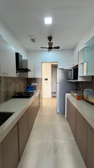Kitchen in 3 BHK Apartment at Kanakia Silicon Valley, Powai – for Rent