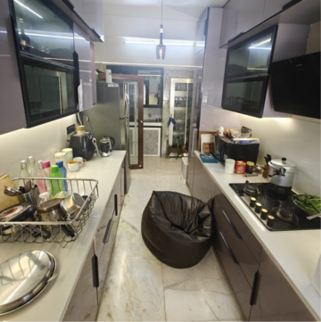Kitchen in 2 BHK Apartment at Galaxy Apartments, Juhu Versova Link Road – for Rent