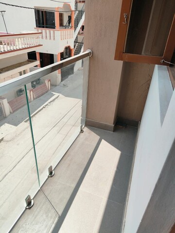 Balcony in 2 BHK Builder Floor at Tripura Nest, Malleshpalya – for Rent