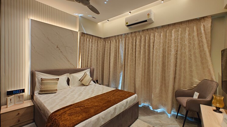 Bedroom, solidago-the-castle 3 Bedroom 918 Sq.Ft. Apartment In Borivali West Mumbai 8356235