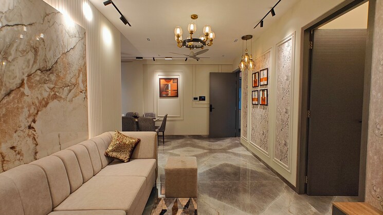 Living Room, solidago-the-castle 3 Bedroom 918 Sq.Ft. Apartment In Borivali West Mumbai 8356235