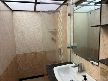 Bathroom in 1 BHK Apartment at Kia Park Apartments, Andheri West – for Rent