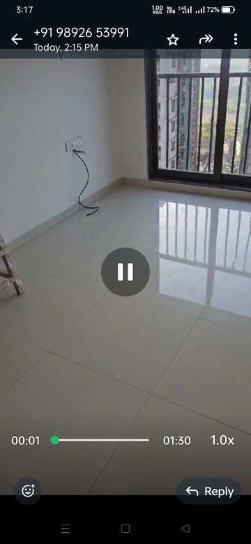 Bathroom in 1 BHK Apartment at Parinee Essence, Kandivali West – for Sale
