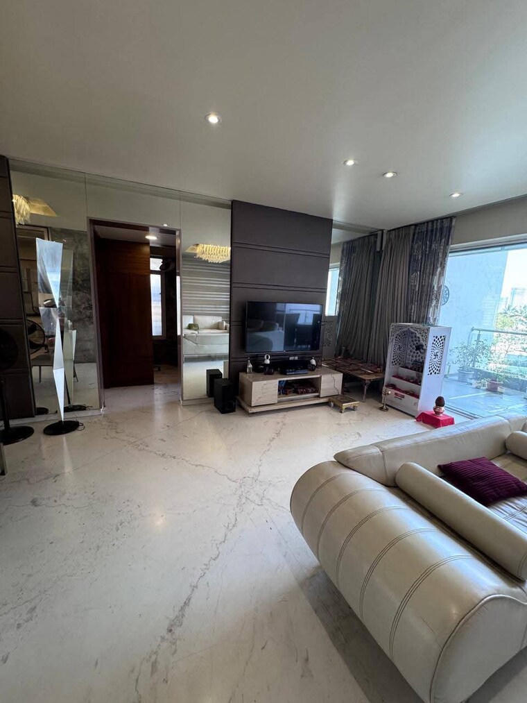 Living Room, duville-riverdale 3.5 Bedroom 2000 Sq.Ft. Apartment In Kharadi Pune 8356377