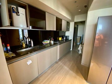 Kitchen in 4 BHK Apartment at Lodha World One, Worli – for Rent