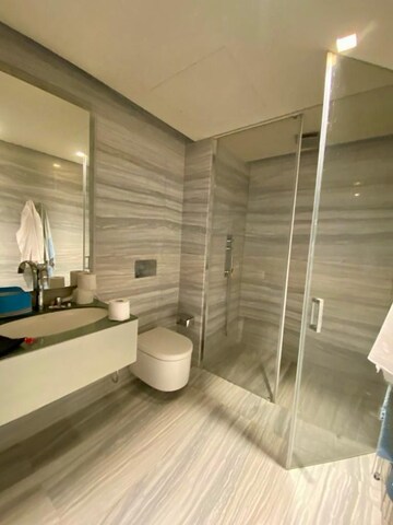 Bathroom in 4 BHK Apartment at Lodha World One, Worli – for Rent