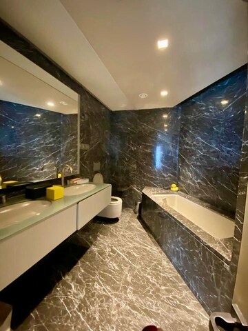 Attached Bathroom in 4 BHK Apartment at Lodha World One, Worli – for Rent