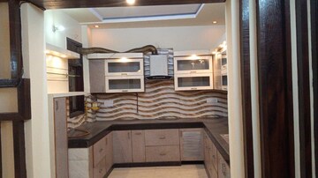 Kitchen in 4 BHK Builder Floor at Rajouri Garden – for Rent