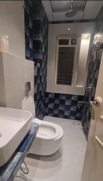 Bathroom in 2 BHK Apartment at Atlas Skywalker CHS, Andheri West – for Rent