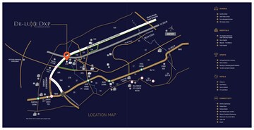 3.5 BHK Apartment – Map Location View at Signature Global De Luxe DXP, Sector 37d - for Sale