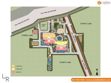 Master Plan in 4 BHK Apartment at Signature Global Twin Tower DXP, Sector 84 – for Sale