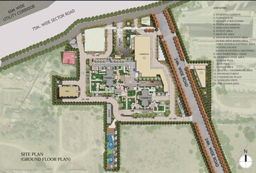 Master Plan in 4 BHK Apartment at Signature Global Twin Tower DXP, Sector 84 – for Sale