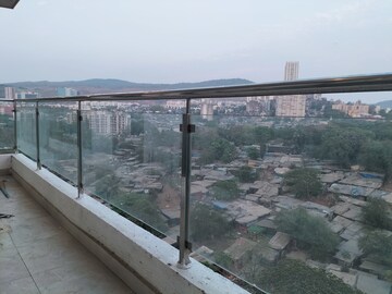Balcony in 1 BHK Apartment at Conwood Astoria, Goregaon East – for Rent