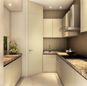 Kitchen in 1 BHK Apartment at Omkar Vive, Kurla – for Rent
