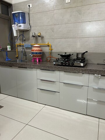 Kitchen in 3 BHK Apartment at Goyal Olive Greens, Gota – for Rent